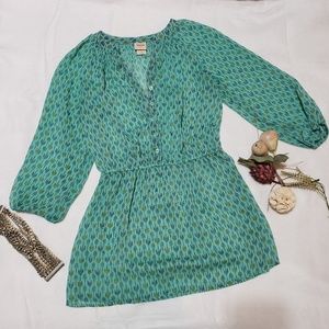 Mossimo  Blouse 3/4 Sleeve.